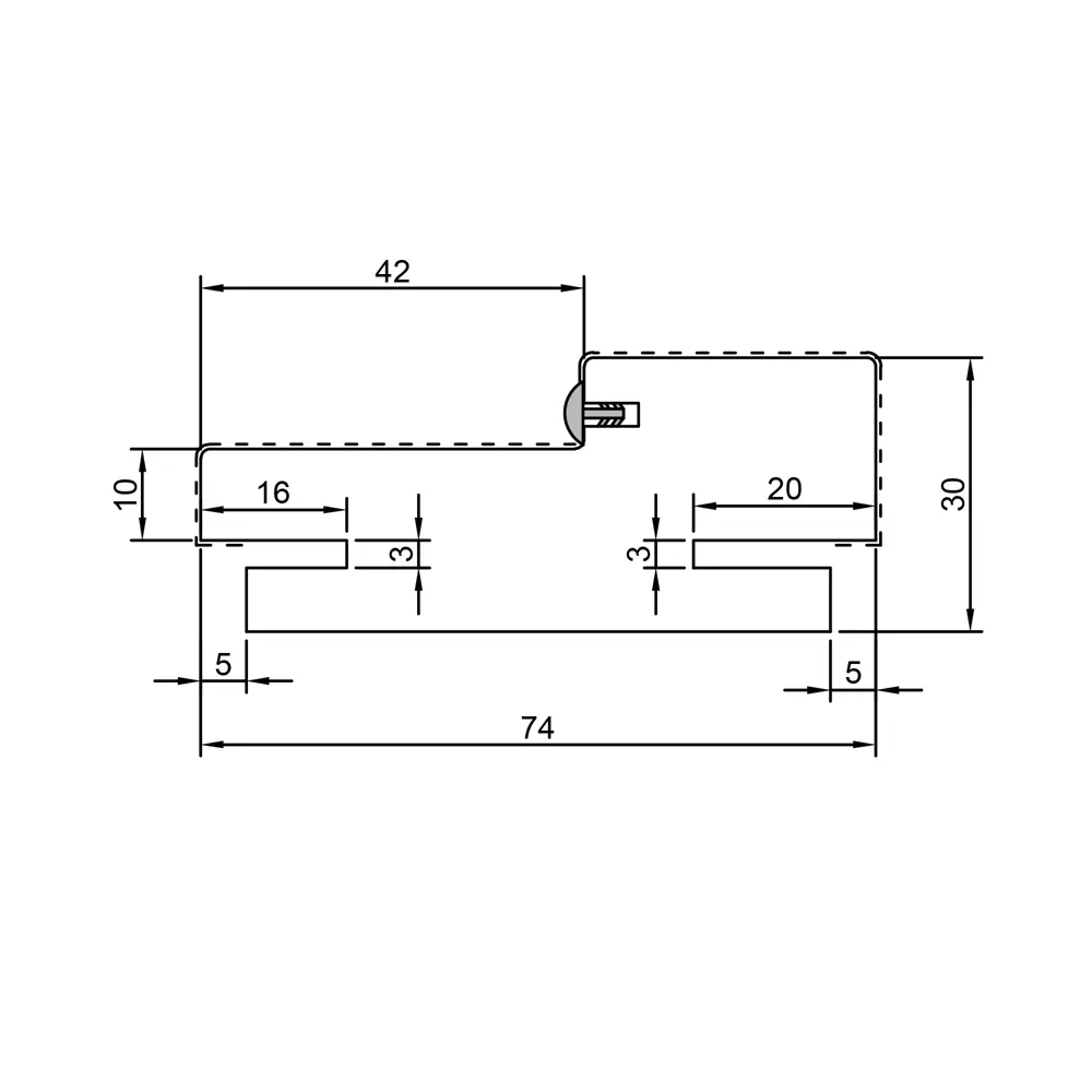 VELLDORIS Телескопическая дверная коробка для межкомнатных дверей 88580380 STLM-0899593 - Вид №2