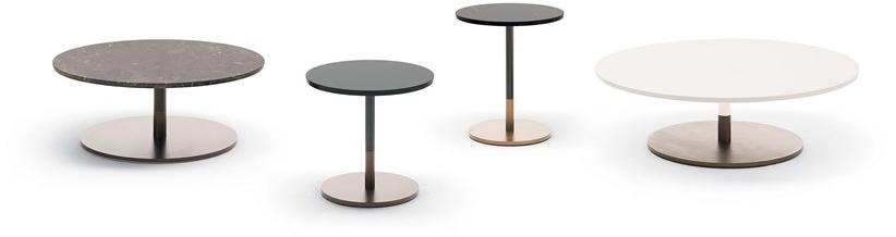 MisuraEmme Высокий круглый мраморный журнальный столик Misuraemme sun-id-1504378 - Вид №6