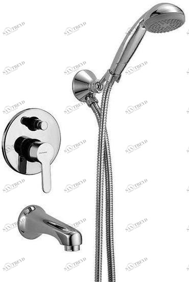 Rubinetterie Frattini Смеситель для ванны, однорычажный, встроенный Mocca sun-id-1387297