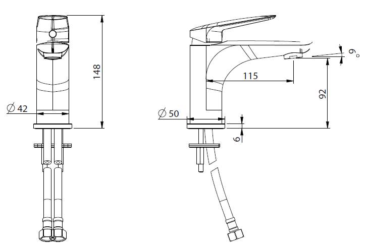 LGA00201 Смеситель M&Z Laguna Santreyd - Вид №1