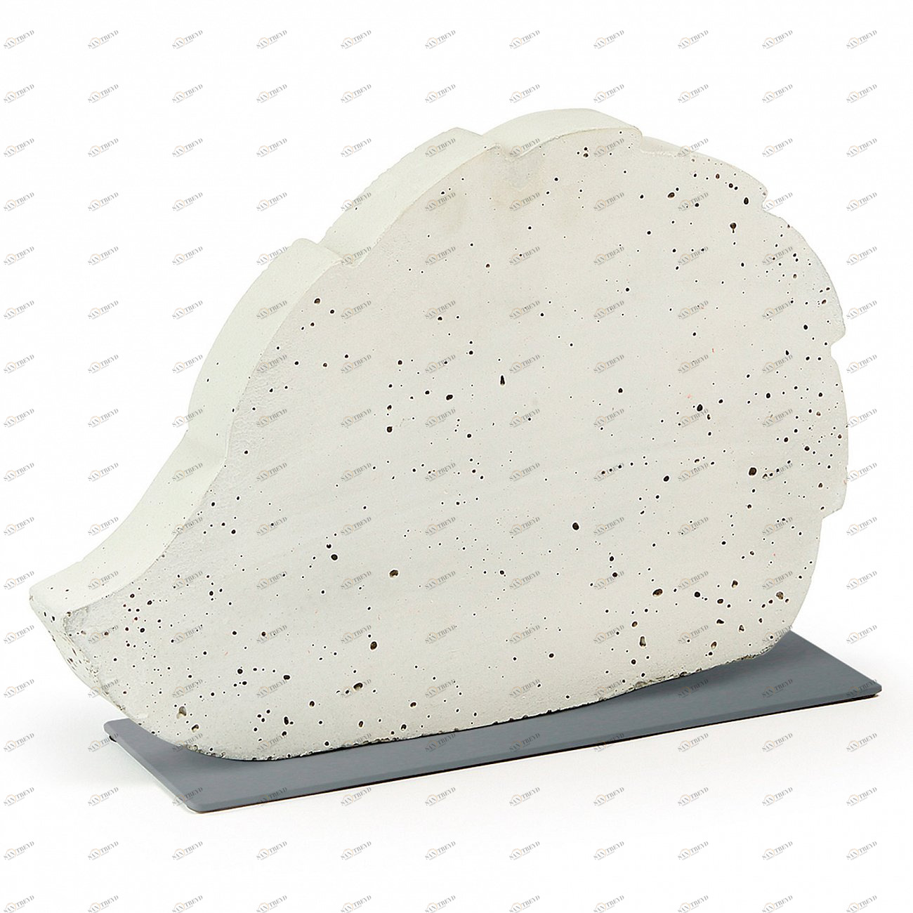 Статуэтка декоративная цементная 37x25 см белая "Ежик" от La Forma LA FORMA SENS 343355 Белый 