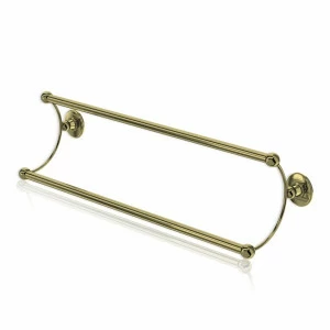 Двойной полотенцедержатель [A17 GOL] GOLD Burlington A17 GOL 660 x 144 x 171