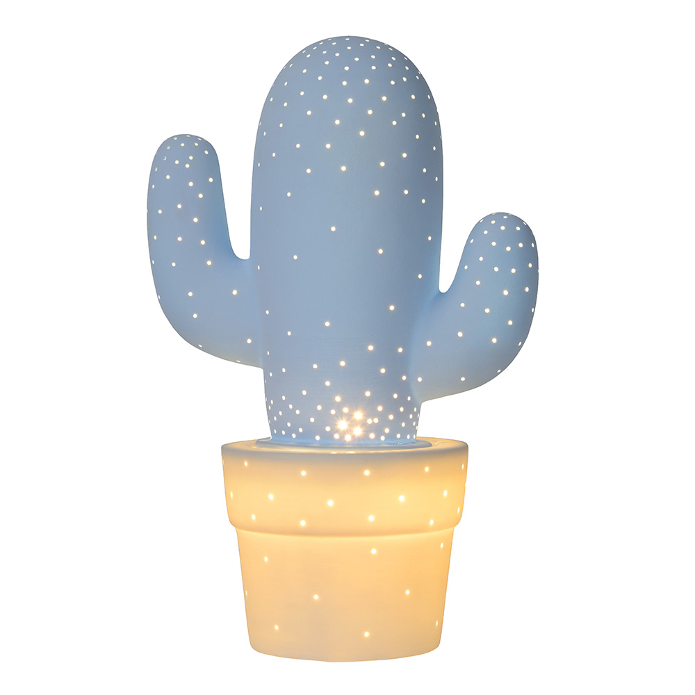Настольная лампа Lucide Cactus 13513/01/68 LUCIDE ИНТЕРЬЕРНЫЕ 110838 Белый;голубой  - Вид №1