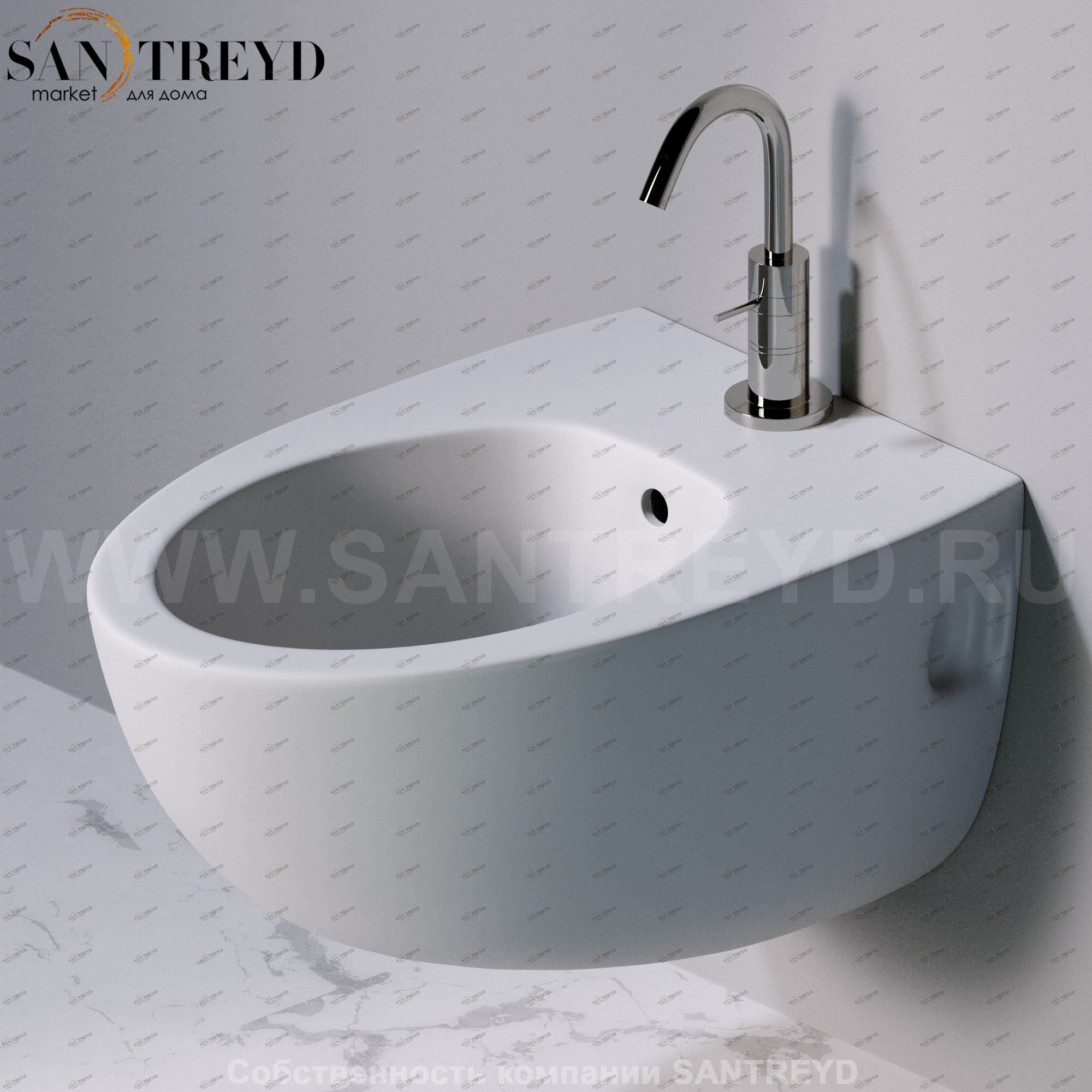 S512.117 Биде подвесное OVAL A. e T. Italia AeT ITALIA S512.130