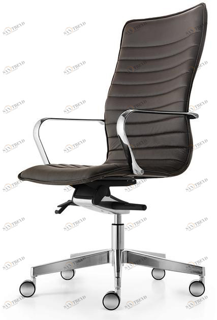 Quinti Sedute Кожаное кресло руководителя, регулируемое по высоте, с 5 спицами и подлокотниками Ice sun-id-1448986