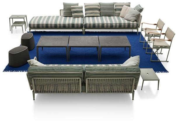 B&B Italia Outdoor Садовый диван из ткани Ribes sun-id-1376014 - Вид №1