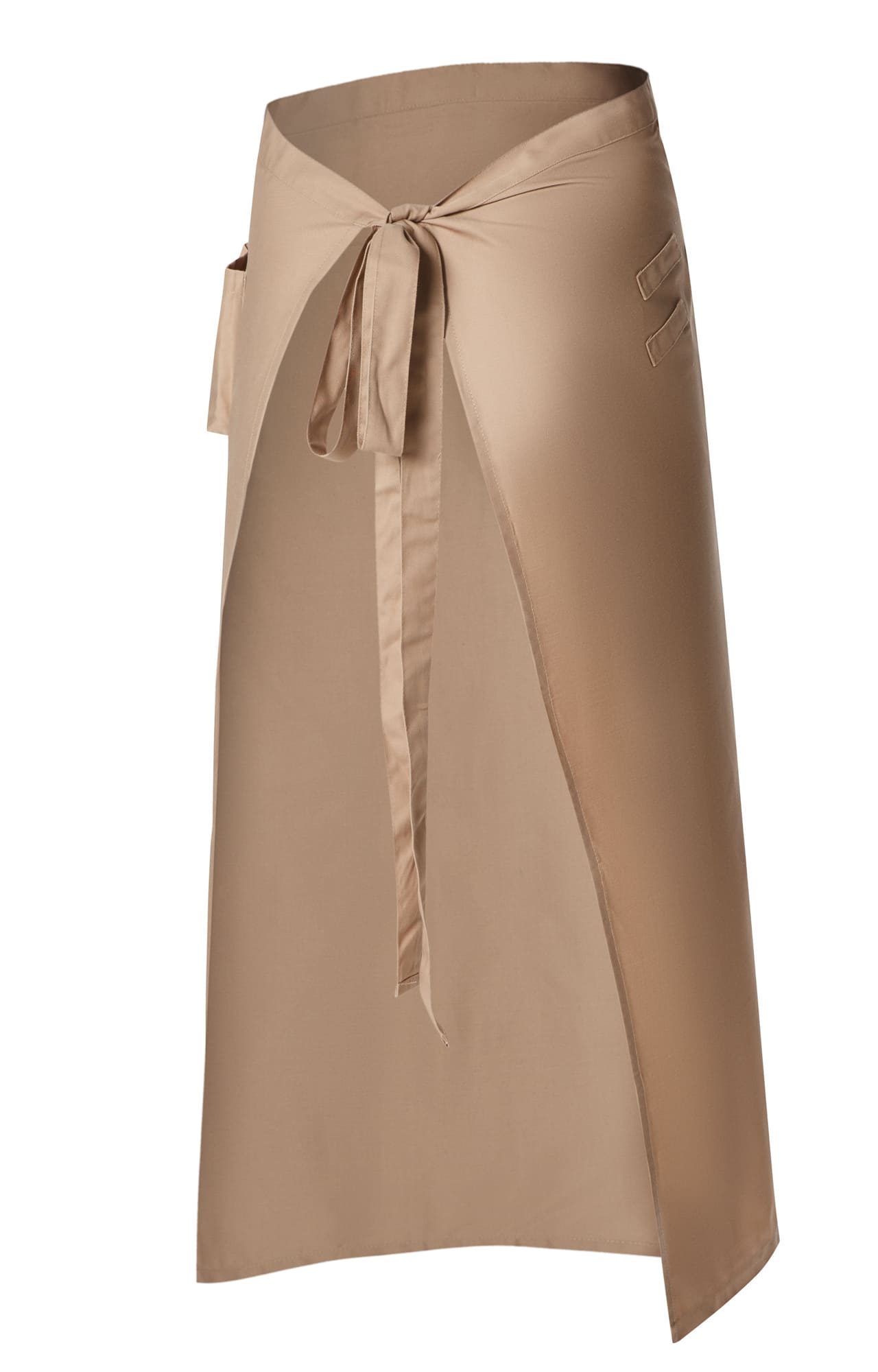 60616 Фартук  удлиненный цвет beige (бежевый) RICON  Одежда для официантов  размер  - Вид №1