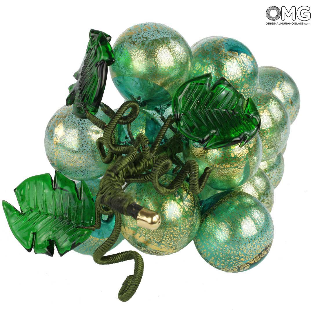 4269 ORIGINALMURANOGLASS Декоративная Виноградная гроздь - муранское стекло OMG 20 см  - Вид №1