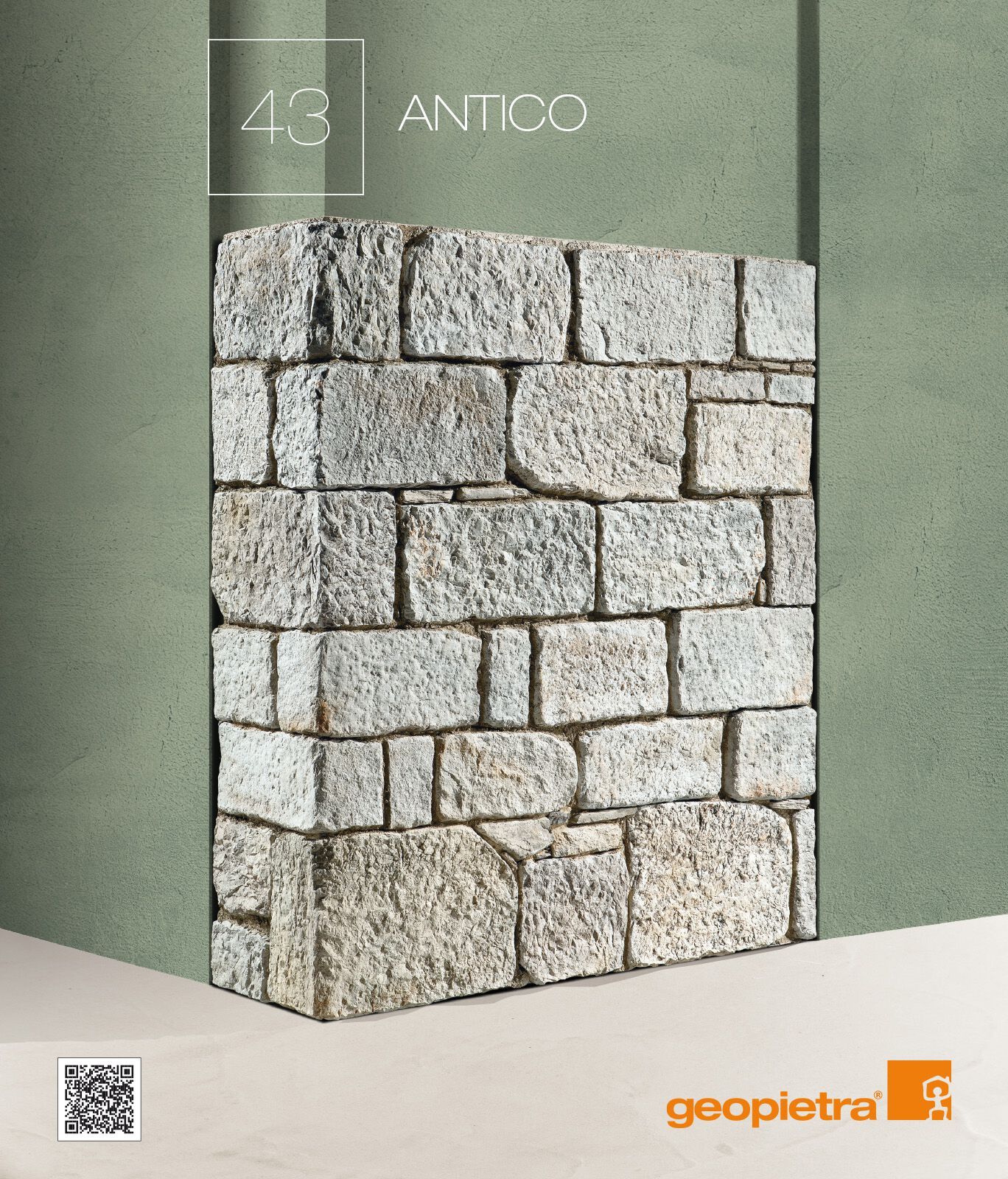 Реконструированная каменная облицовка GEOPIETRA® квадратный профиль ARCH-00052671 - Вид №1