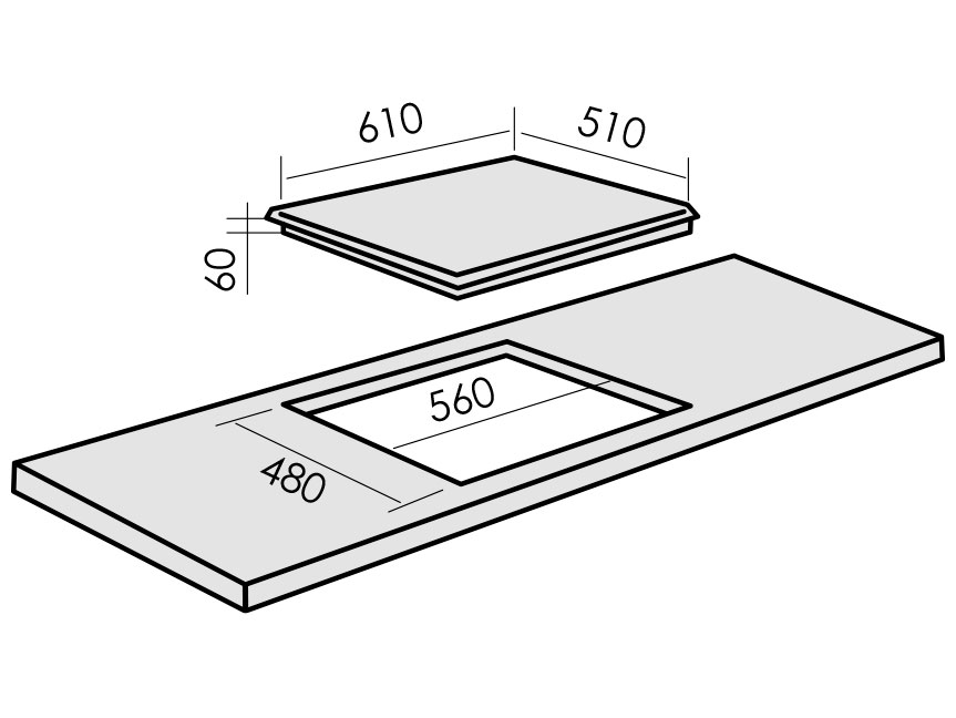 8153756 Газовая варочная поверхность MBS PG-611BL STDN-0142287 - Вид №6
