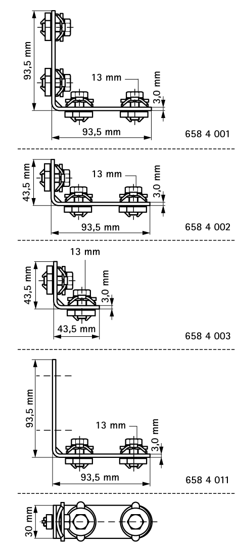 6584003 Монтажные профиля BIS RapidRail® Уголки 90° для создания конструкций из профиля RapidRail WALRAVEN  - Вид №1