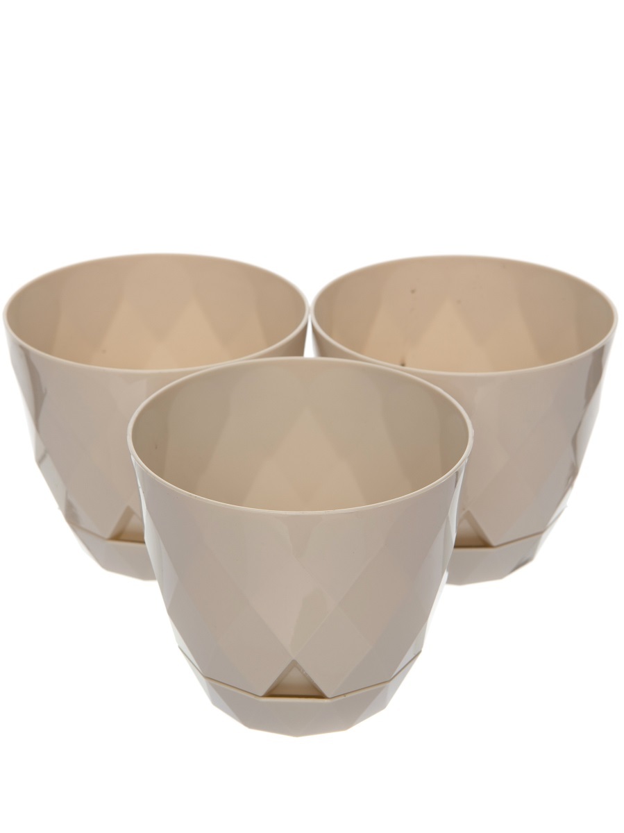Горшок для цветов Rico 0.3L Beige NAVAKO 16122 - Вид №3