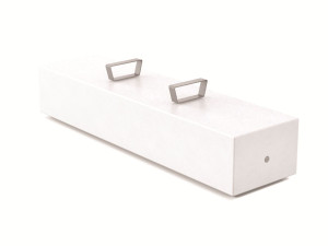 Скамья HPC со спинкой с подлокотниками