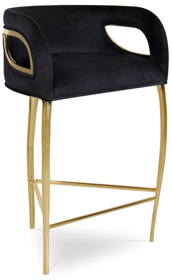 KOKET Табурет из ткани со спинкой Chandra sun-id-1361279 - Вид №6