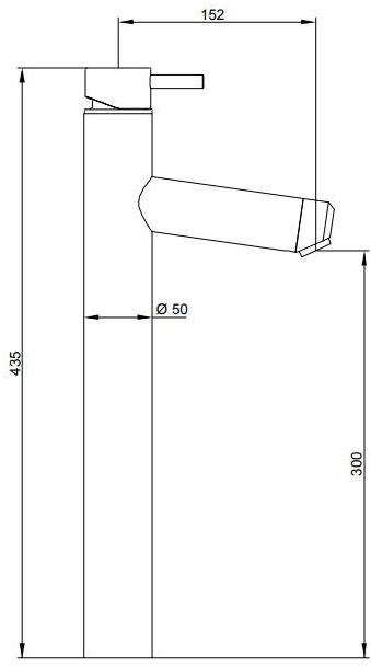 Ama Luxury Shower Смеситель для раковины на столешнице из нержавеющей стали Venere Rh029l rh044l - Вид №4