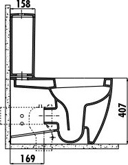 MA410-00CB00E-0000 MARE Бачок Creavit Mare - Вид №4