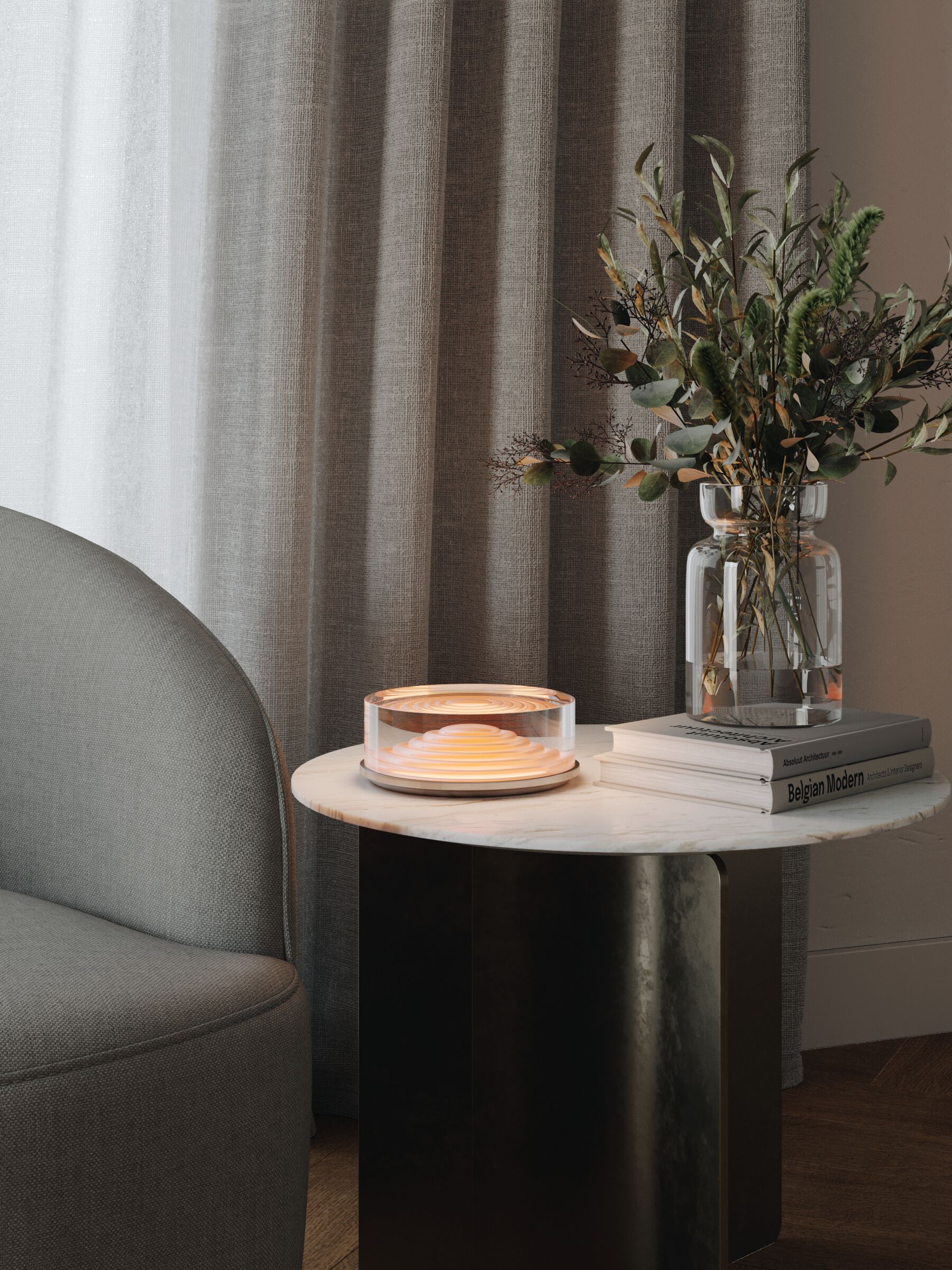 Стеклянная настольная лампа Rakumba порт ARCH-00153128 - Вид №8