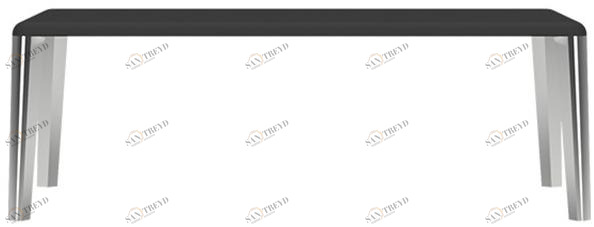 Andreu World Прямоугольный лакированный журнальный столик Couvé table Me2173