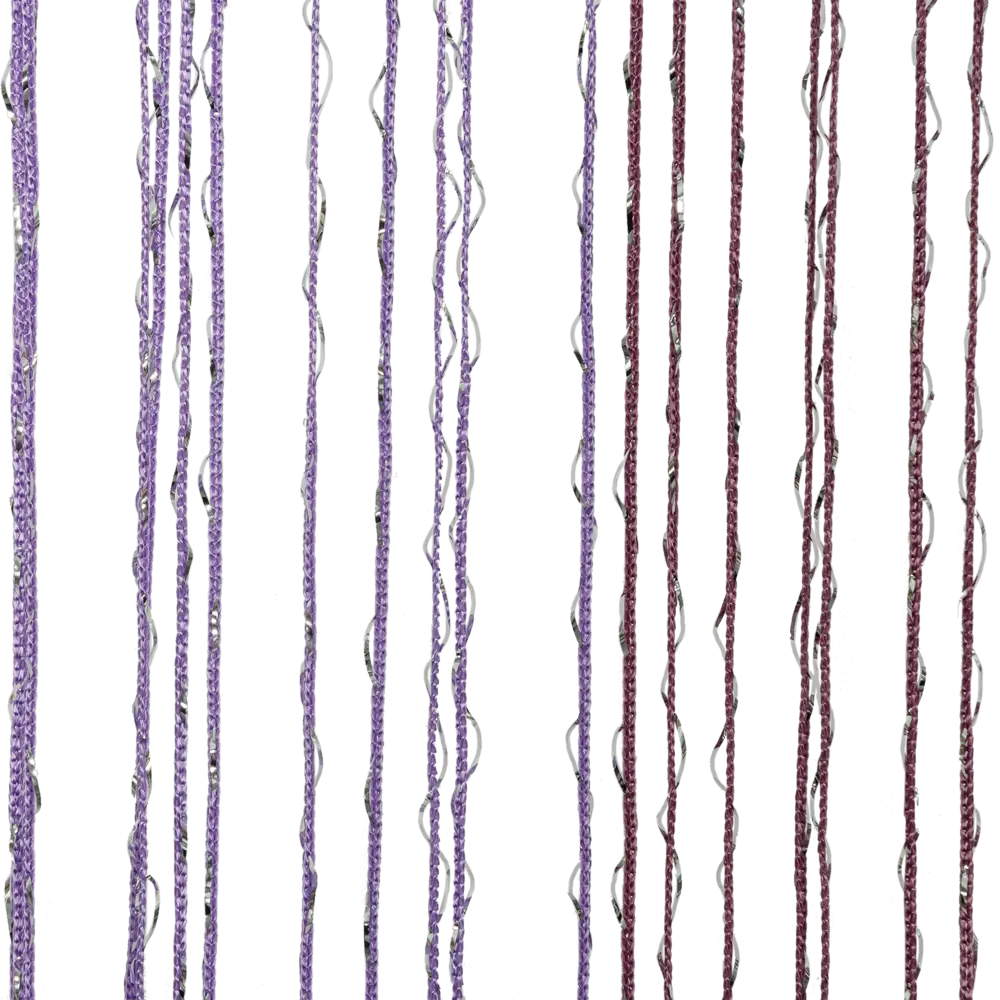 Штора нитяная Inspire «Шар», 300х280 см, цвет фиолетовый/серебристый 82046035 STLM-2209873  - Вид №2