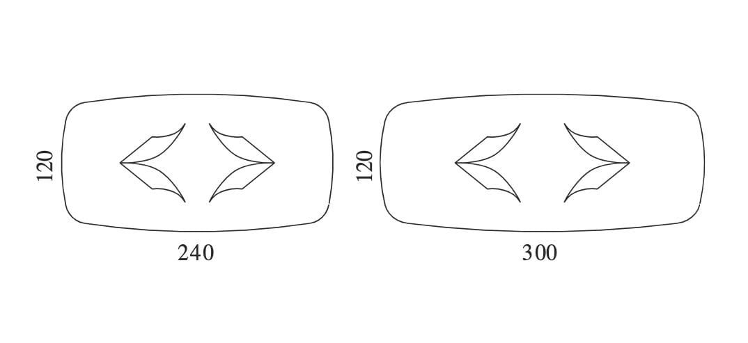 Прямоугольный стол с керамическим верхом king EFORMA Twist ARCH-00102425 - Вид №2
