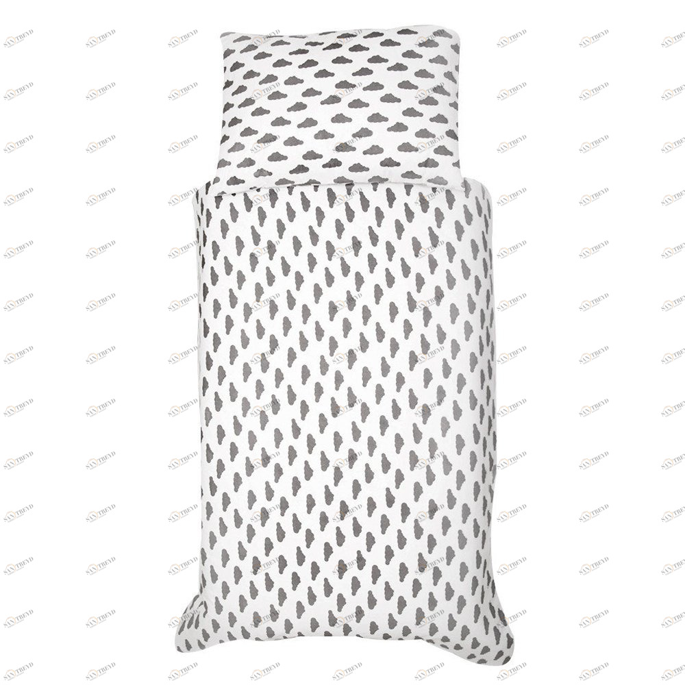 Детское постельное белье "Облака" графит БЕЛЬМАРКО  327415 Серый Santreyd 