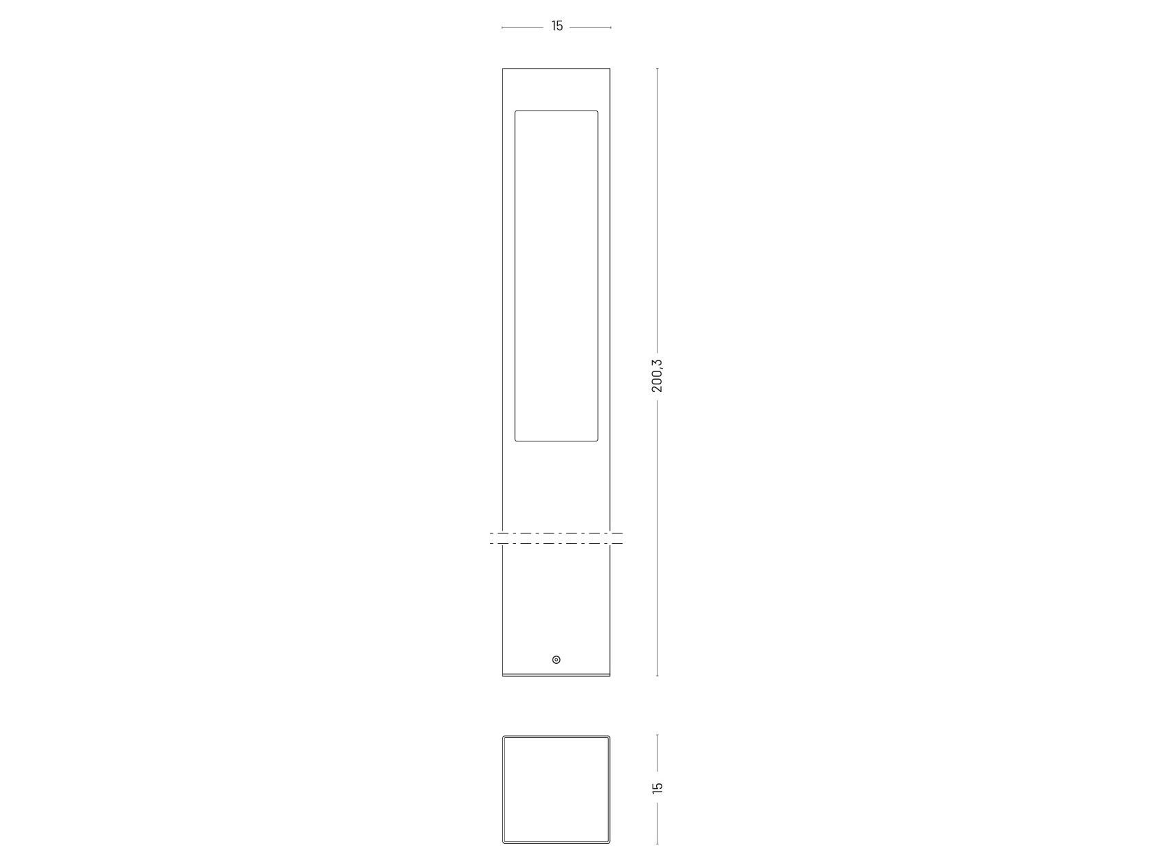 Алюминиевый светодиодный уличный фонарь для сада [LND] Unexpected ARCH-00026248 - Вид №1