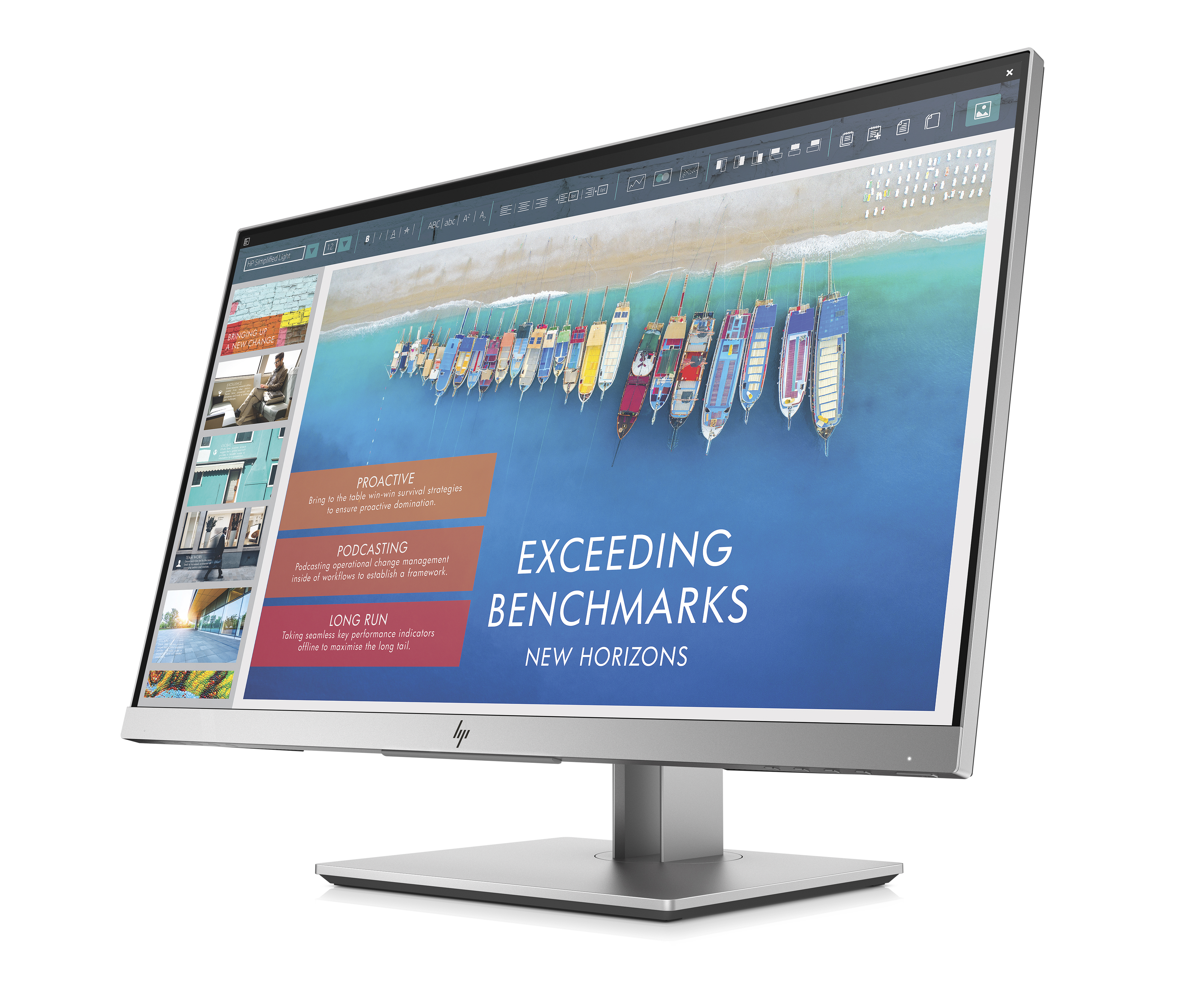 1TJ76AA#ABB e243d docking monitor 23" fhd 1920x1080 ips 250nits 16:9 docking usb-c hdmi vga dp rj-45 4*usb 3.1 hight tilt swivel pivot 3-3-0 HP HP EliteDisplay Santreyd  - Вид №1