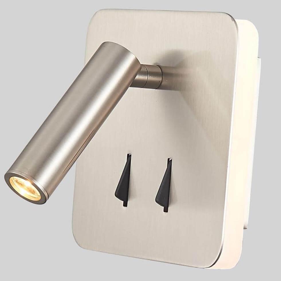 Спот настенный светодиодный с выключателем никель Smile Loft 2019-N LOFT IT SMILE 00-3891664 Никель - Вид №2