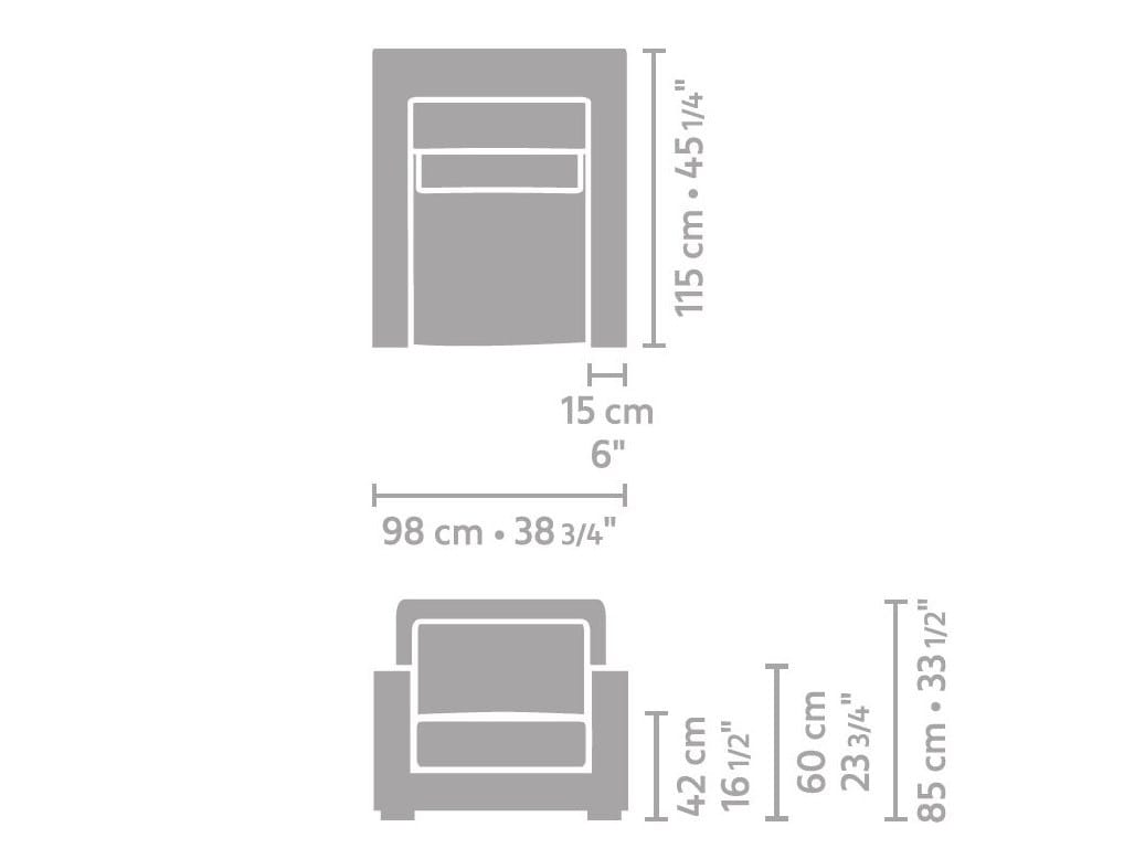 Кожаное кресло с подлокотниками Linteloo Мауро ARCH-00048039 - Вид №1