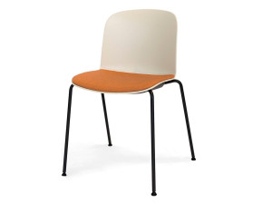 Штабелируемый стул из полипропилена с мягким сиденьем