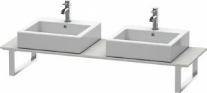 XL017C00707 Консоль для накладных раковин и встраиваемых умывальников, для угла справа X-Large #XL017C 480 мм Бетонно-серый матовый декор