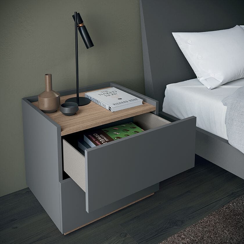 Деревянная прямоугольная тумбочка с ящиками Febal Casa Dido ARCH-00077996 - Вид №1