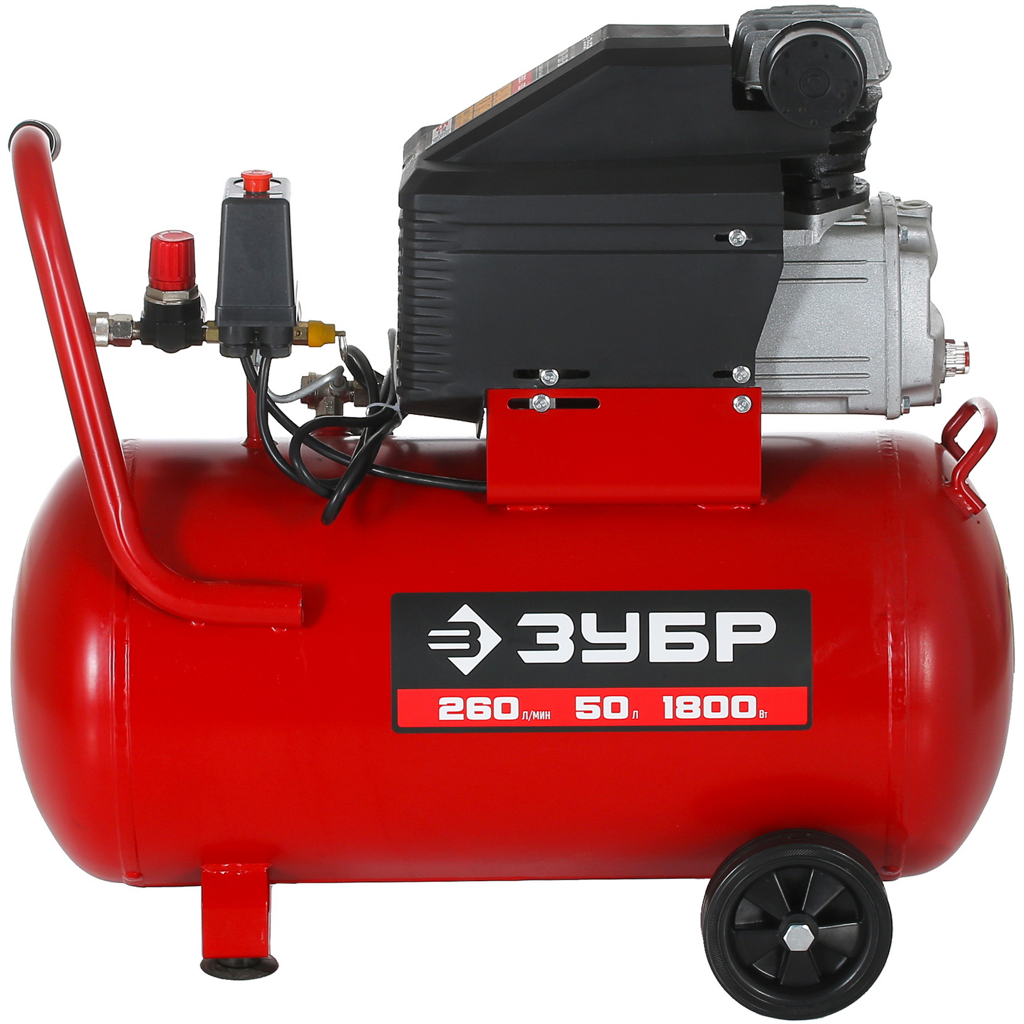 Компрессор поршневой масляный Зубр КПМ-260-50 5308100 STDN-0143638 - Вид №4