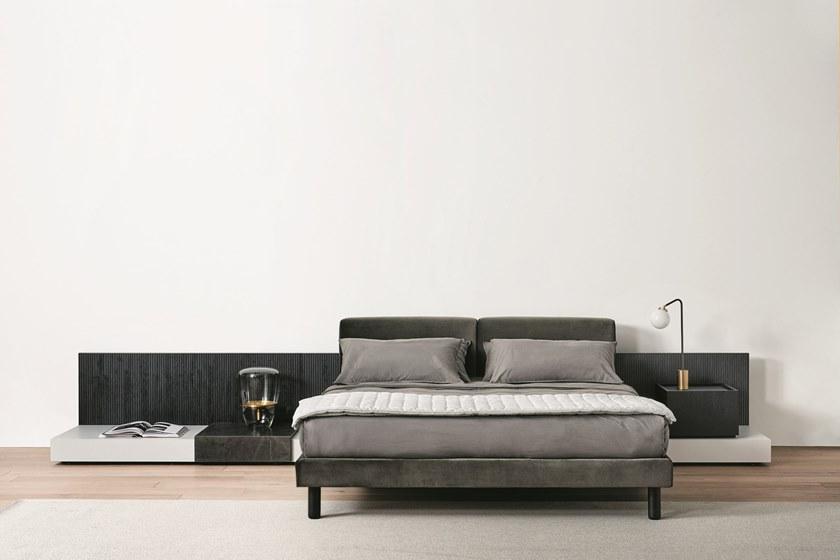 Meridiani Мягкая модульная текстильная кровать с задним сиденьем Cliff sun-id-1362068 - Вид №5