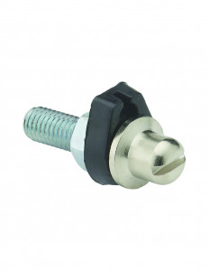 006900 008 01  Клемма для крепления цепи к раковине из нержавеющей стали, Д. 5 x 22 мм, матовый никель, 2 шт. Valentin Хром