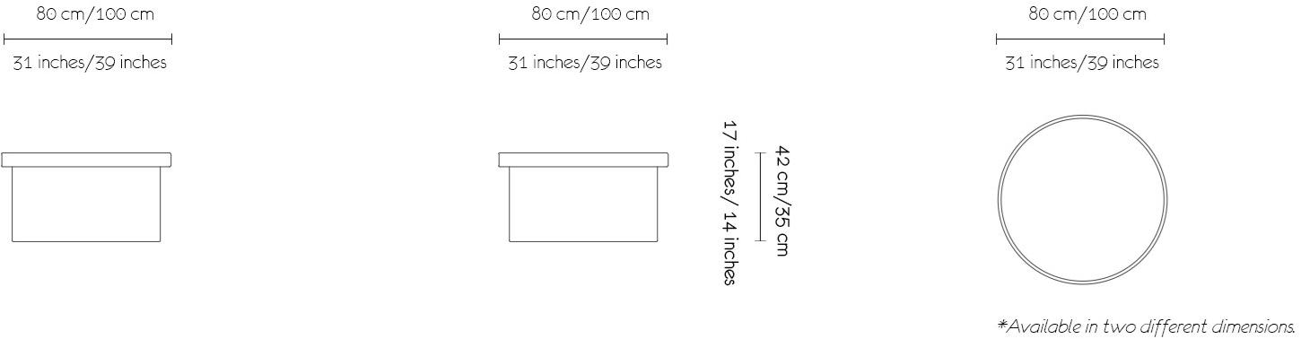 MORADA Круглый журнальный столик из металла Caliz Caliz ct - Вид №2