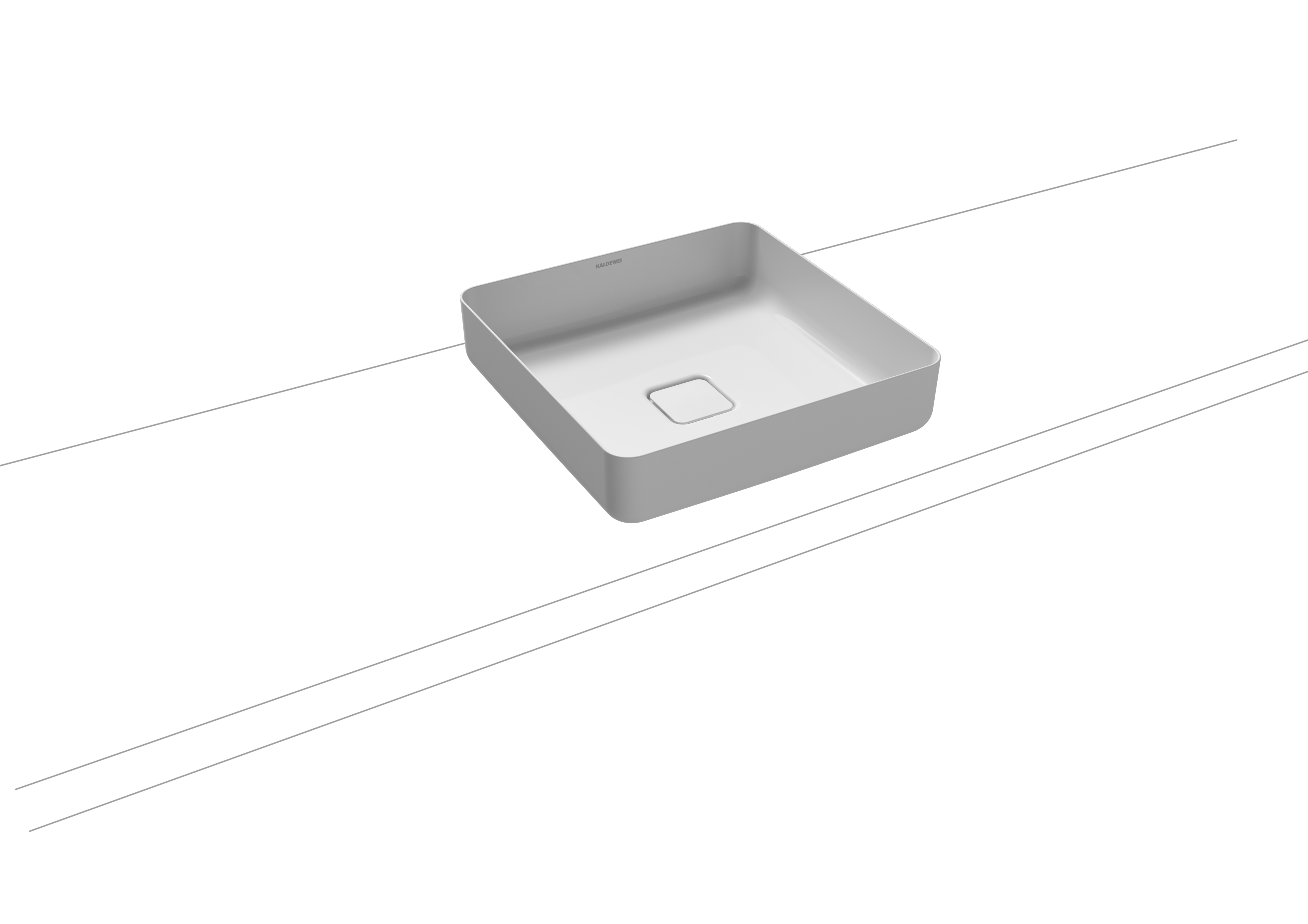 Умывальник KALDEWEI Сталь эмалированная 3184 448 теплый серый 60 3184448 - Вид №1