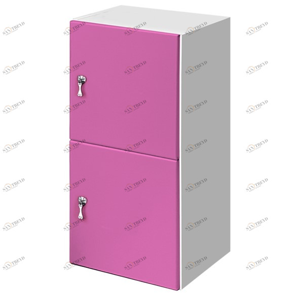 Полка детская навесная вертикальная "Зефир" МАНДАРИН ЗЕФИР 178687 Белый;розовый Santreyd 