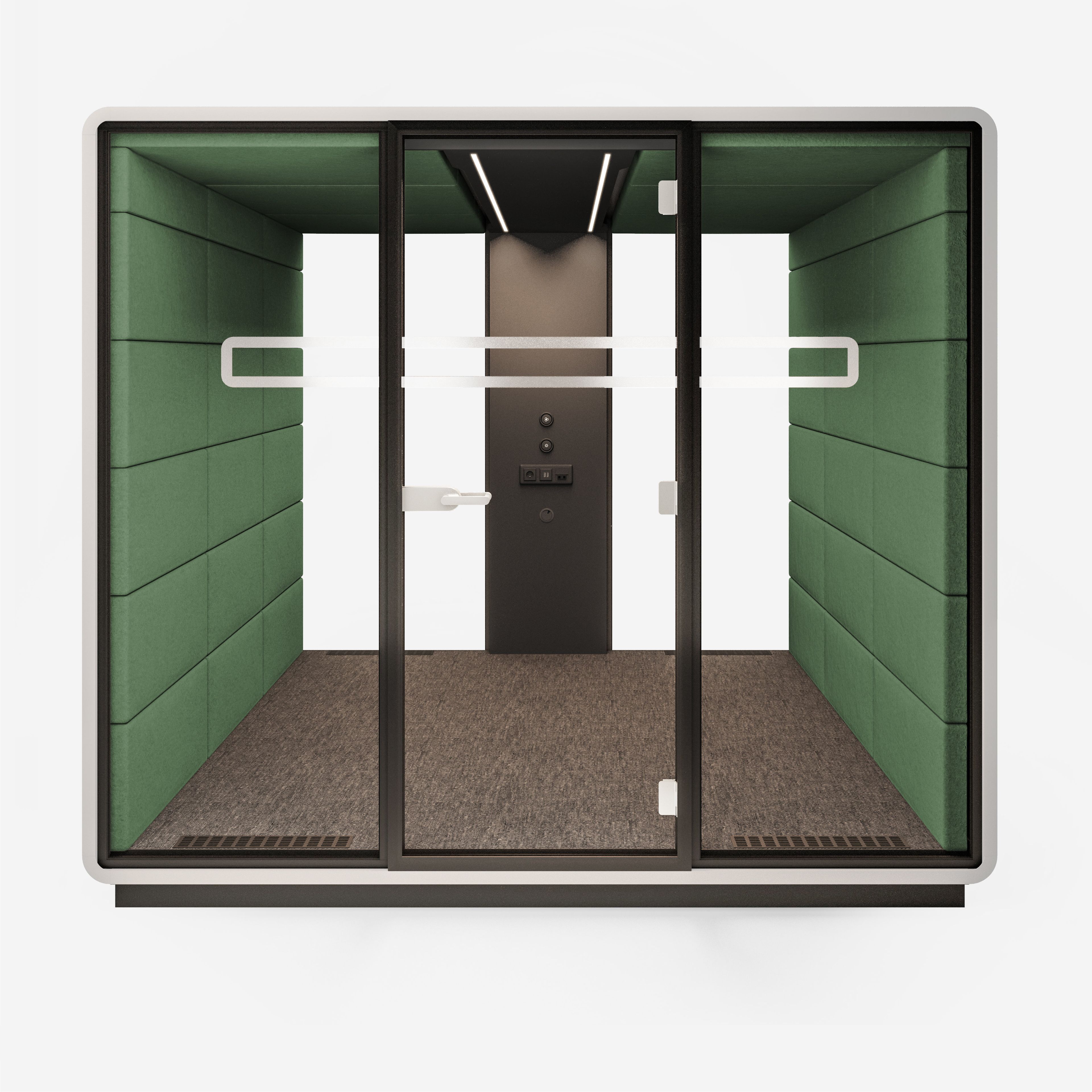 Многосторонняя акустическая офисная кабина со встроенным освещением Mikomax Smart Office Hushoffice ARCH-00059090 - Вид №17