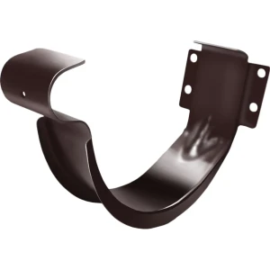 Кронштейн для желоба короткий GL PE 125 мм цвет шоколад