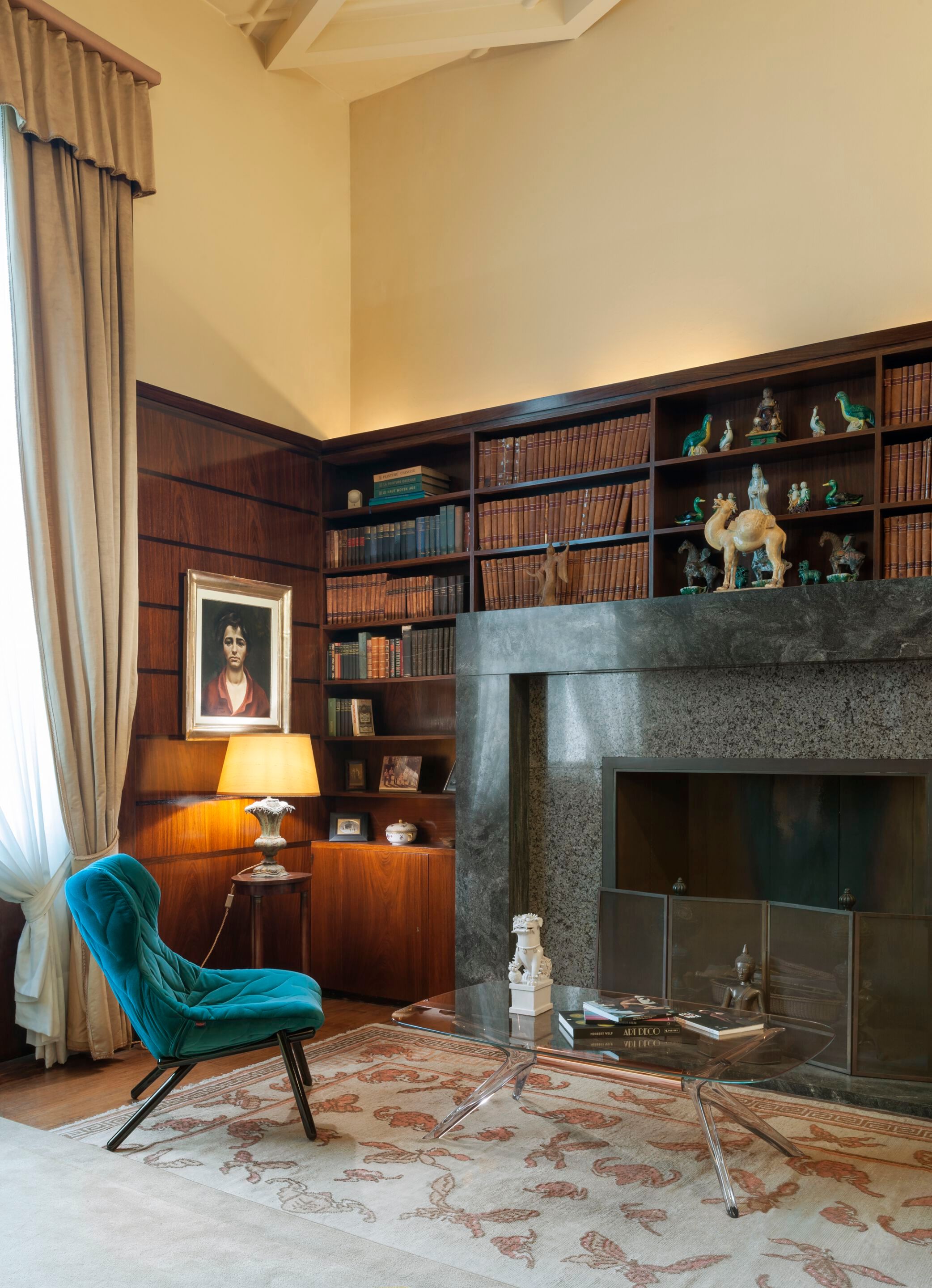 Бархатное кресло с подлокотниками Kartell FOLIAGE ARCH-00078227 - Вид №3