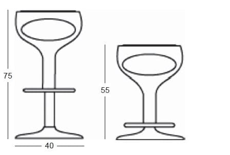 Барный стул с регулируемой высотой Giovannetti кольцо ARCH-00045291 - Вид №8