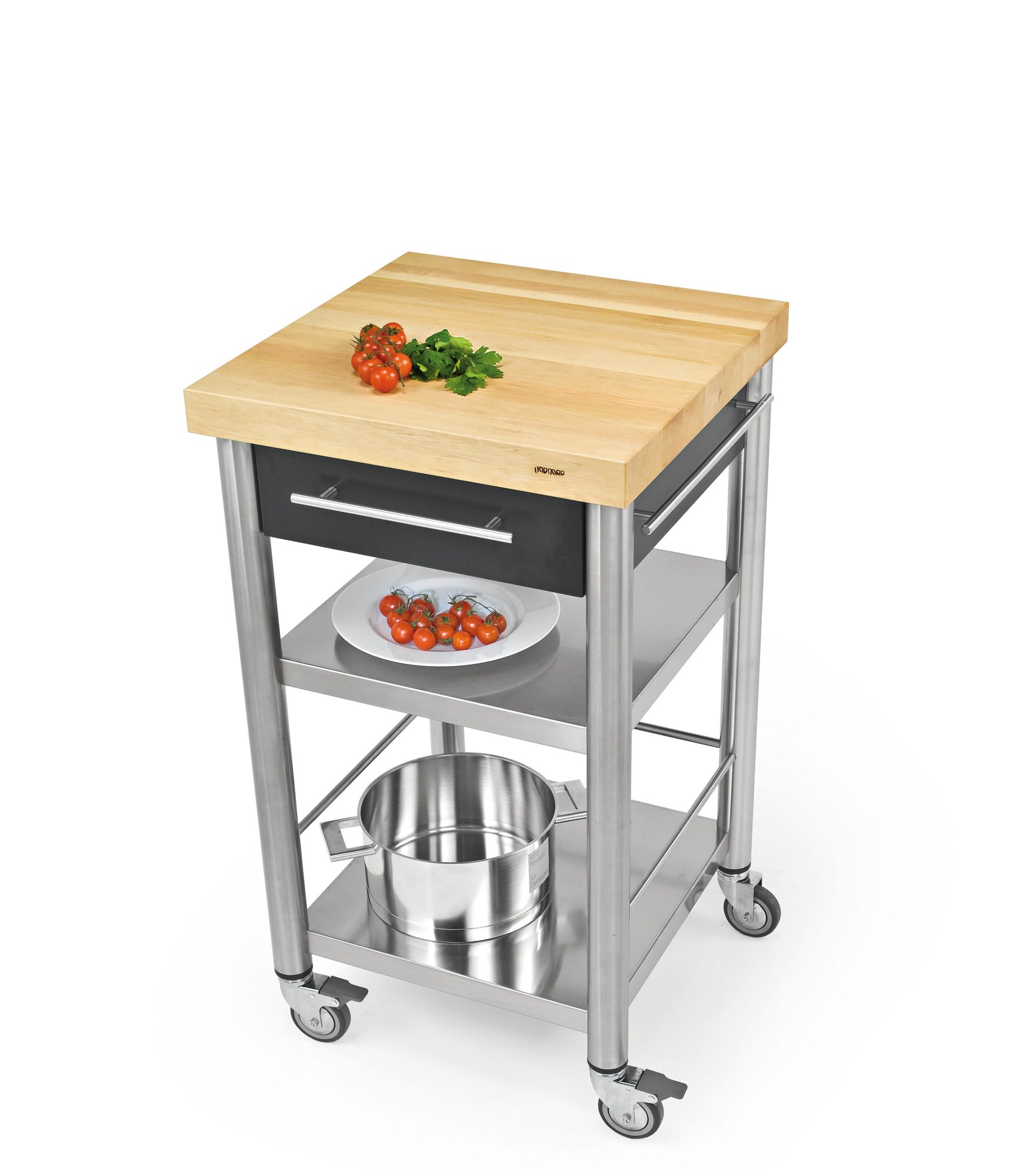 Отдельно стоящий кухонный модуль из нержавеющей стали и дерева JOKODOMUS Auxilium ARCH-00135343 - Вид №1