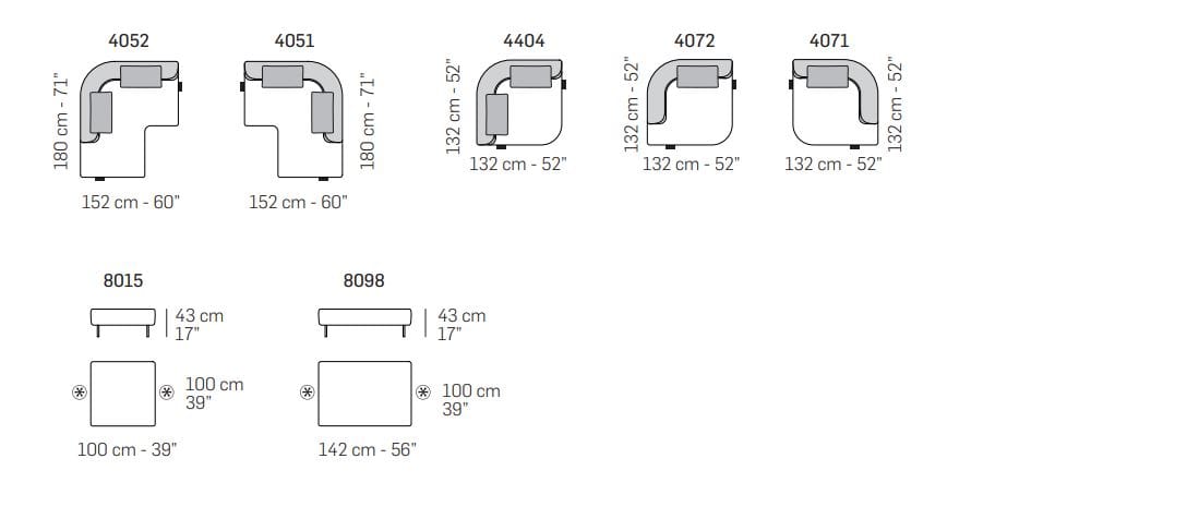 Ткань диван NICOLINE KLARENCE ARCH-00090741 - Вид №7