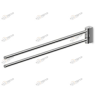 ZAD523 Держатель для полотенец двойной с шарниром. Zucchetti Closer 