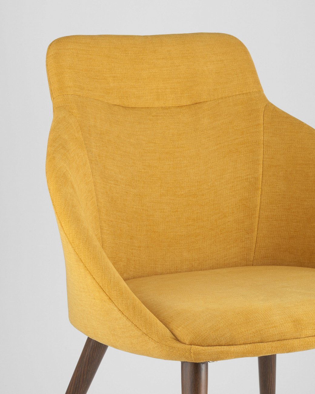 Стул со спинкой и подлокотниками желтый "Квини" STOOL GROUP ДИЗАЙНЕРСКИЕ, ИНТЕРЬЕРНЫЕ 00-3946218 Желтый  - Вид №7