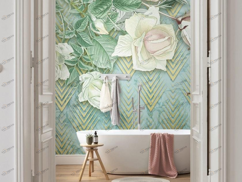 Komar Флизелиновые обои с цветочными мотивами Home X4-1002