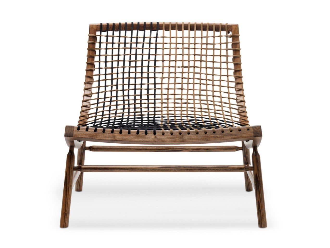 Кресло из массива дерева и морской веревки Saba Italia SITAR ARCH-00023219 - Вид №1