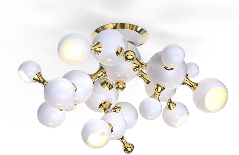 Delightfull Галогенная потолочная лампа из алюминия Atomic sun-id-1453663 - Вид №1