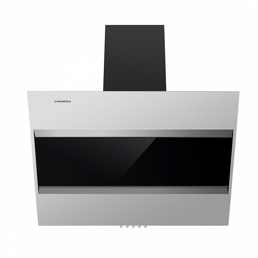 BRIDGE 60 INOX Glass Black Вытяжка / тип: подвесная, цвет: нержавеющая сталь/черное стекло, управление: кнопочное, ширина, мм: 600, полная потребляемая мощность, вт: 190• количество скоростей: 3• максимальная производительность, м3/ч: 850• площадь кухни: Santreyd 